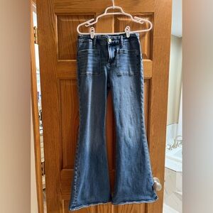 Women's Blue Flared Jeans
